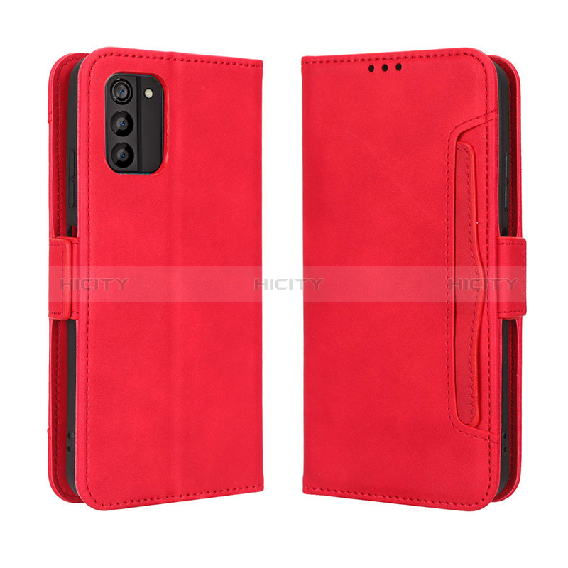 Handytasche Stand Schutzhülle Flip Leder Hülle BY3 für Nokia G100 Rot Plus