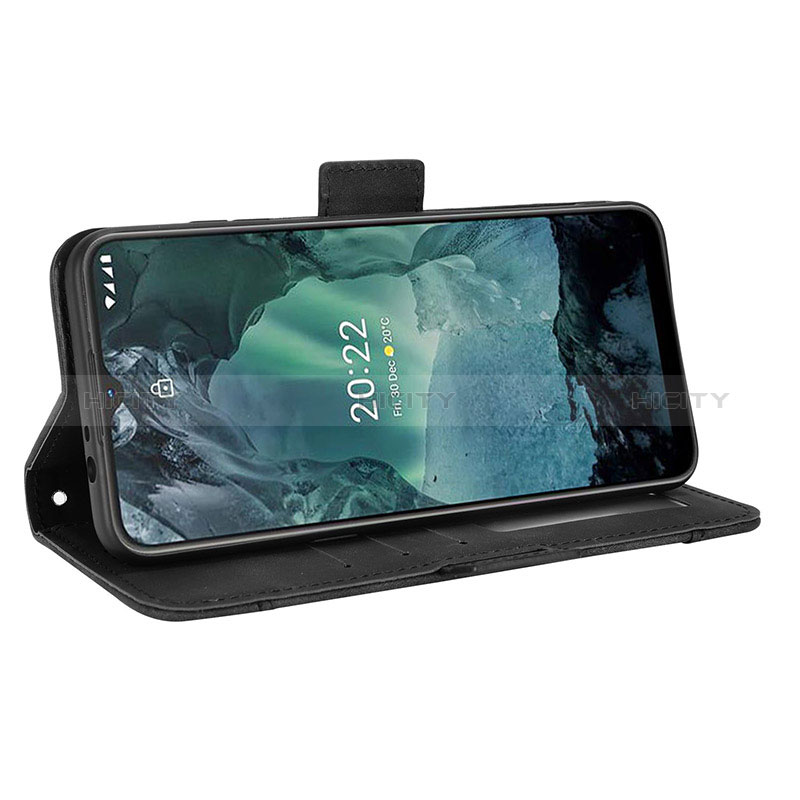 Handytasche Stand Schutzhülle Flip Leder Hülle BY3 für Nokia G11 groß