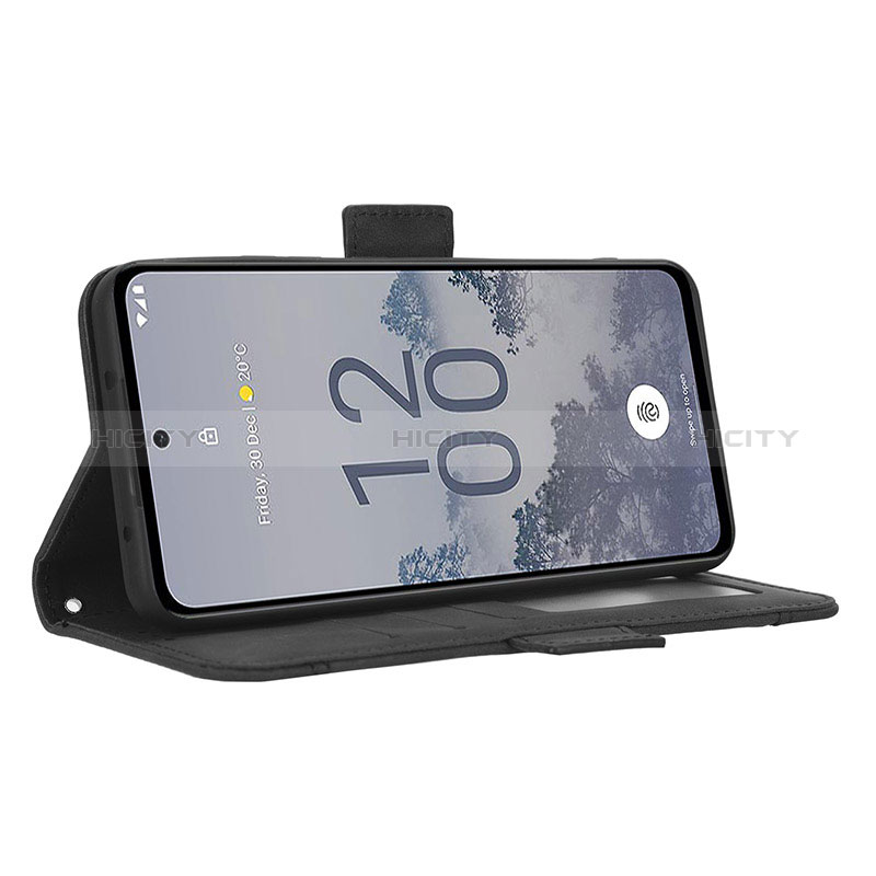 Handytasche Stand Schutzhülle Flip Leder Hülle BY3 für Nokia X30 5G groß