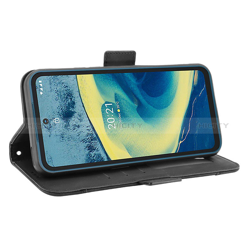 Handytasche Stand Schutzhülle Flip Leder Hülle BY3 für Nokia XR20 groß