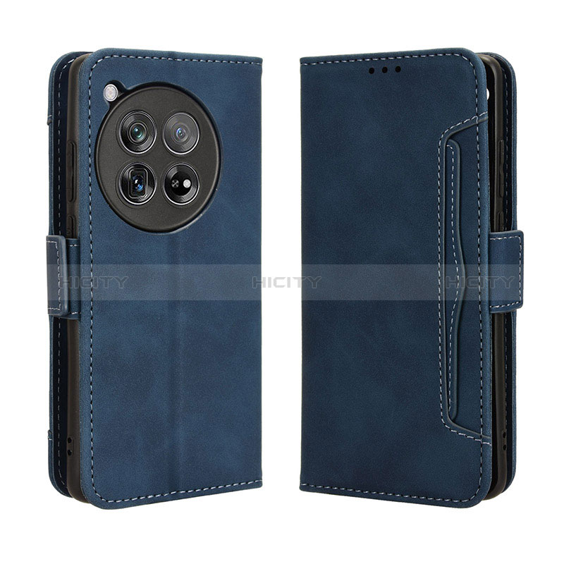 Handytasche Stand Schutzhülle Flip Leder Hülle BY3 für OnePlus 12 5G Blau Plus