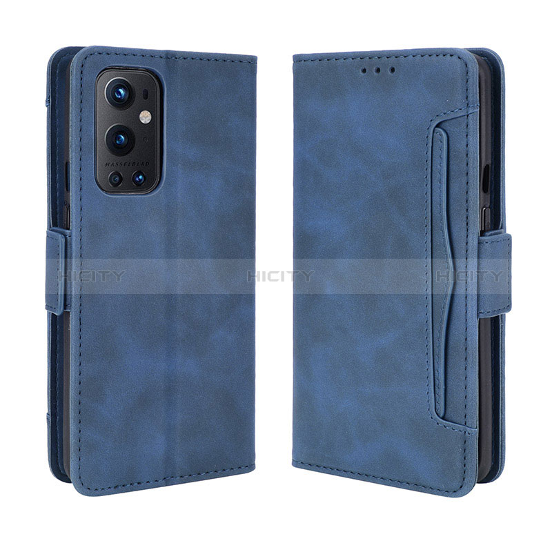 Handytasche Stand Schutzhülle Flip Leder Hülle BY3 für OnePlus 9 Pro 5G Blau Plus