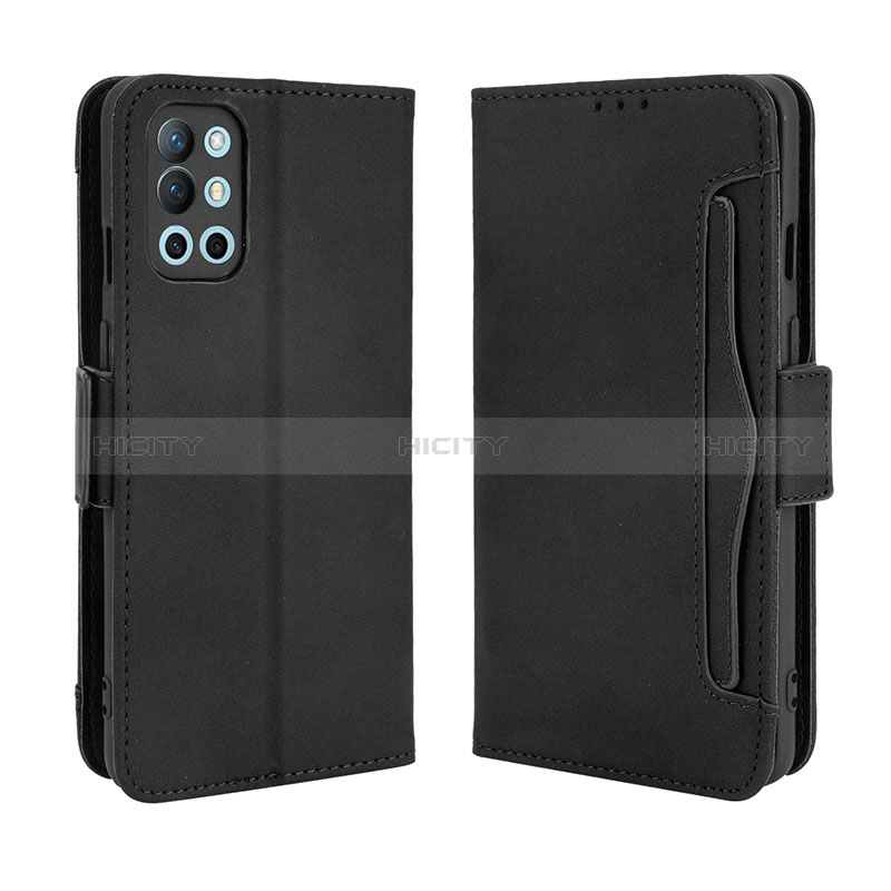 Handytasche Stand Schutzhülle Flip Leder Hülle BY3 für OnePlus 9R 5G Schwarz