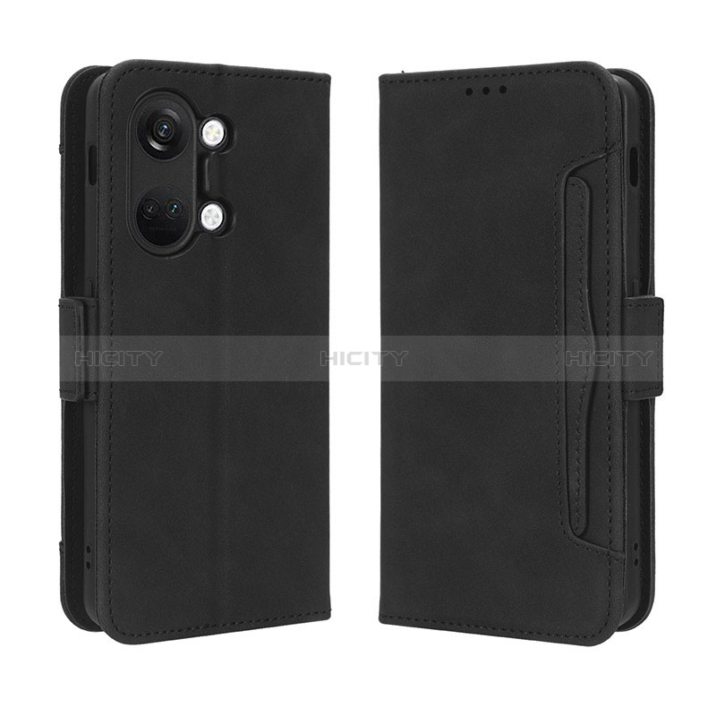 Handytasche Stand Schutzhülle Flip Leder Hülle BY3 für OnePlus Ace 2V 5G Schwarz