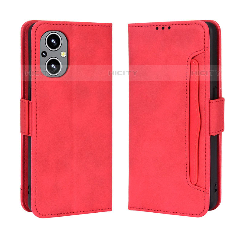 Handytasche Stand Schutzhülle Flip Leder Hülle BY3 für OnePlus Nord N20 5G Rot Plus