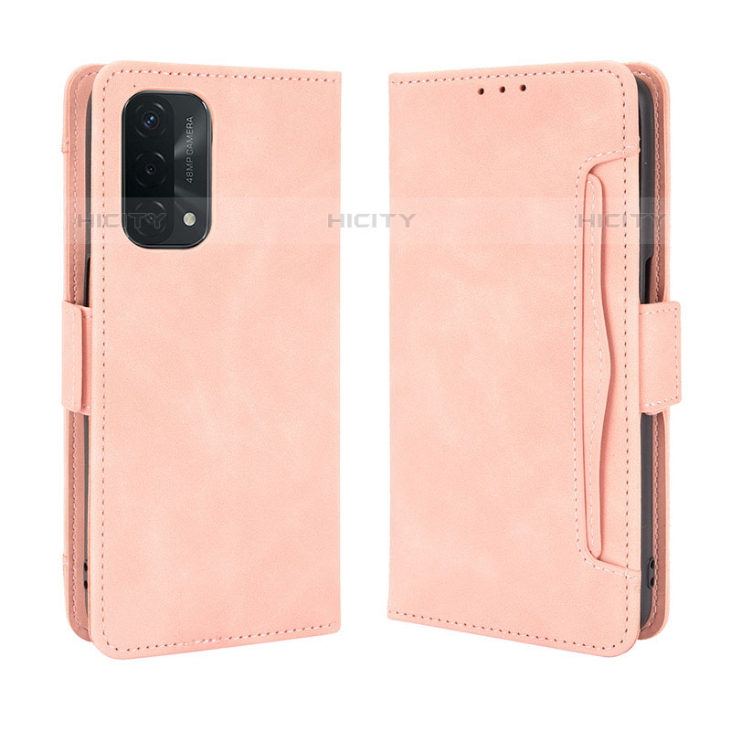 Handytasche Stand Schutzhülle Flip Leder Hülle BY3 für OnePlus Nord N200 5G Rosa