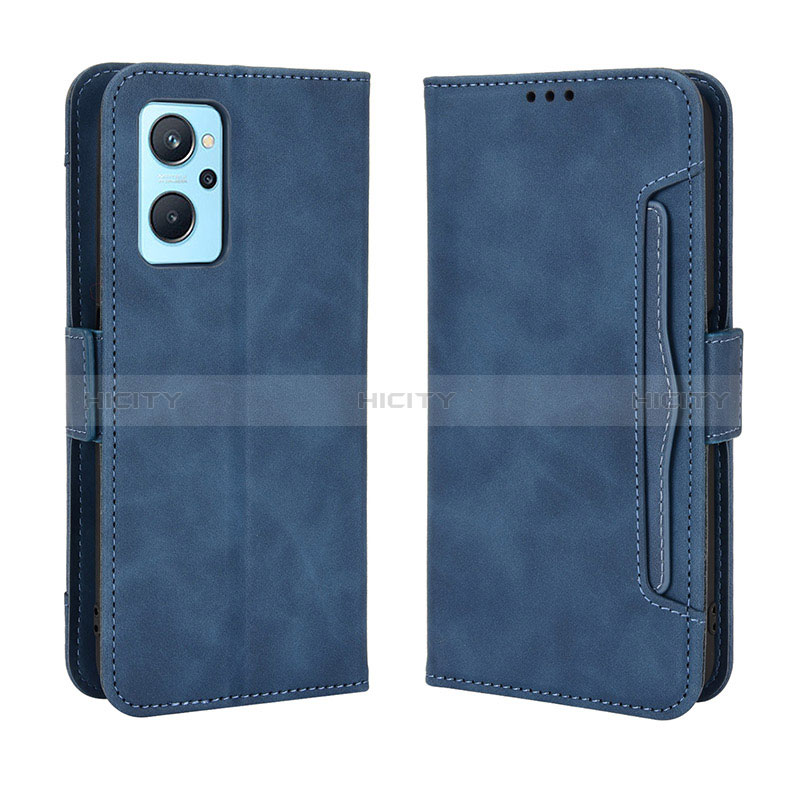 Handytasche Stand Schutzhülle Flip Leder Hülle BY3 für Oppo A96 4G Blau Plus