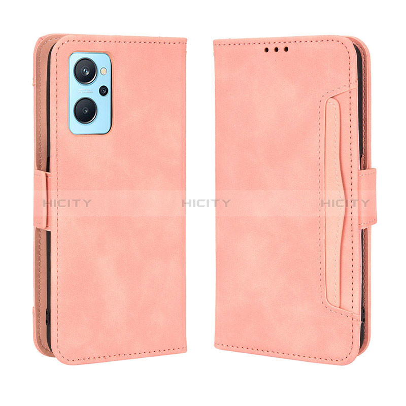 Handytasche Stand Schutzhülle Flip Leder Hülle BY3 für Oppo A96 4G Rosa Plus