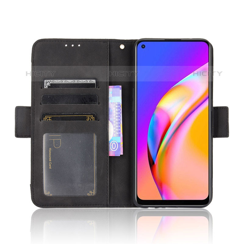 Handytasche Stand Schutzhülle Flip Leder Hülle BY3 für Oppo F19 Pro groß