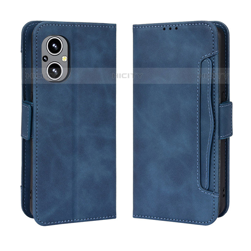 Handytasche Stand Schutzhülle Flip Leder Hülle BY3 für Oppo F21s Pro 5G Blau