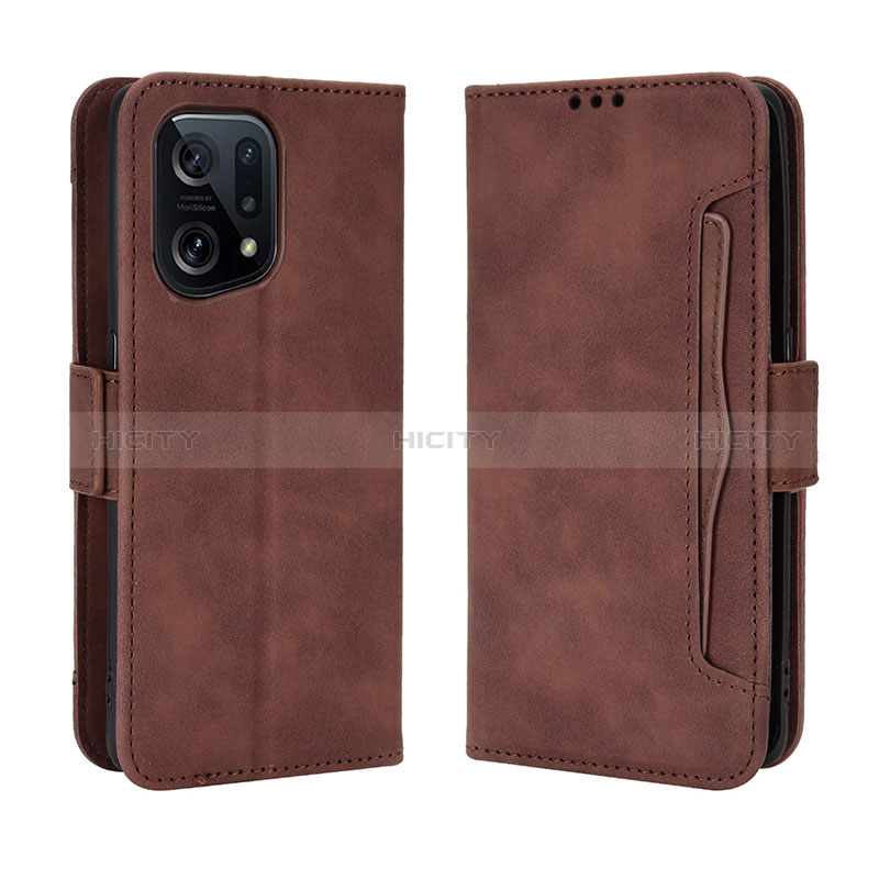 Handytasche Stand Schutzhülle Flip Leder Hülle BY3 für Oppo Find X5 5G