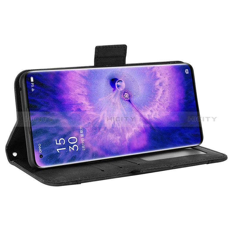 Handytasche Stand Schutzhülle Flip Leder Hülle BY3 für Oppo Find X5 5G