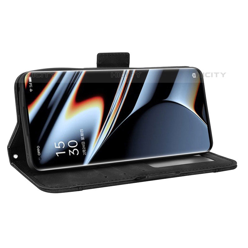 Handytasche Stand Schutzhülle Flip Leder Hülle BY3 für Oppo Find X5 Pro 5G