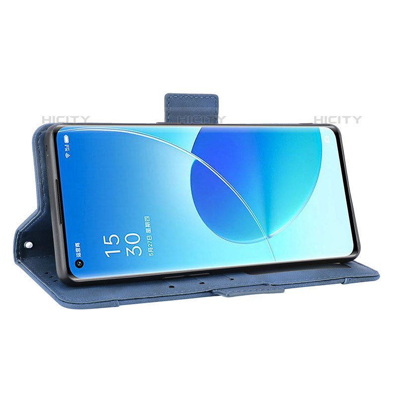 Handytasche Stand Schutzhülle Flip Leder Hülle BY3 für Oppo Reno6 Pro+ Plus 5G