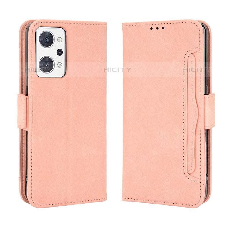 Handytasche Stand Schutzhülle Flip Leder Hülle BY3 für Oppo Reno7 A Rosa