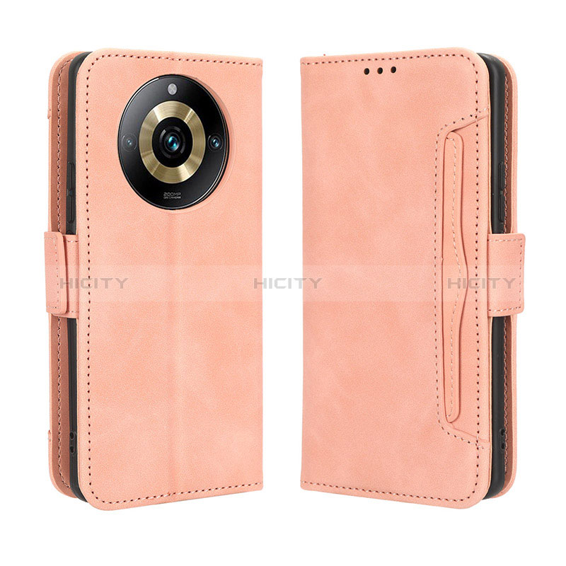 Handytasche Stand Schutzhülle Flip Leder Hülle BY3 für Realme 11 Pro 5G Rosa