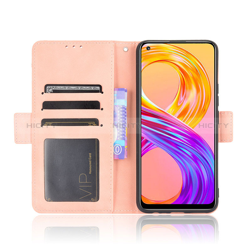 Handytasche Stand Schutzhülle Flip Leder Hülle BY3 für Realme 8 4G groß