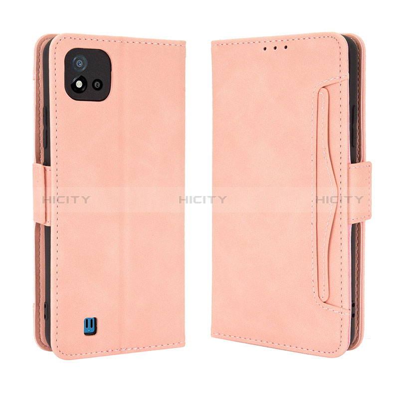 Handytasche Stand Schutzhülle Flip Leder Hülle BY3 für Realme C20 Rosa