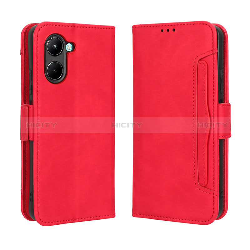 Handytasche Stand Schutzhülle Flip Leder Hülle BY3 für Realme C33 (2023) groß