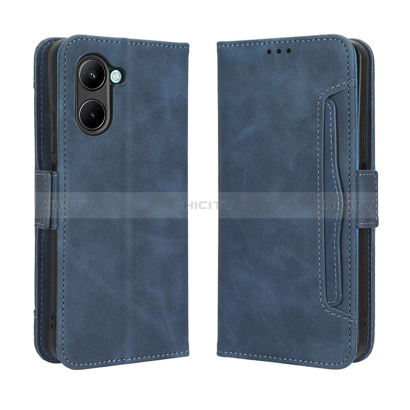 Handytasche Stand Schutzhülle Flip Leder Hülle BY3 für Realme C33 (2023) Blau