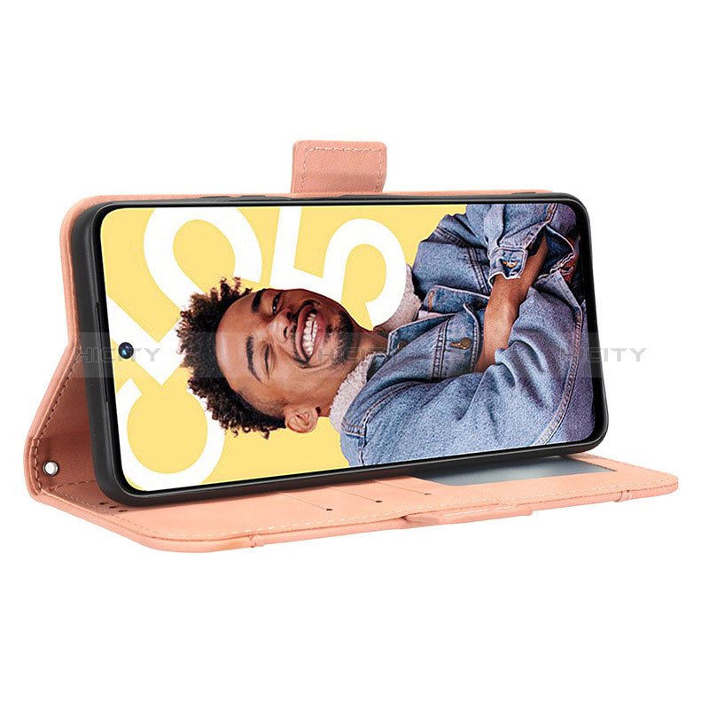 Handytasche Stand Schutzhülle Flip Leder Hülle BY3 für Realme C55