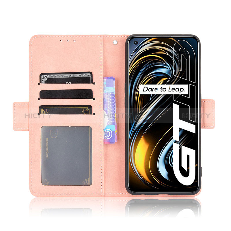 Handytasche Stand Schutzhülle Flip Leder Hülle BY3 für Realme GT 5G groß