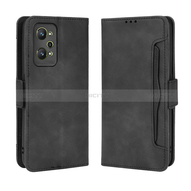 Handytasche Stand Schutzhülle Flip Leder Hülle BY3 für Realme GT Neo 3T 5G Schwarz