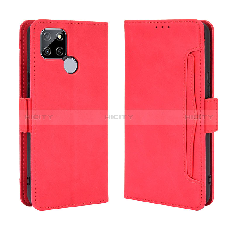 Handytasche Stand Schutzhülle Flip Leder Hülle BY3 für Realme Q2i 5G Rot