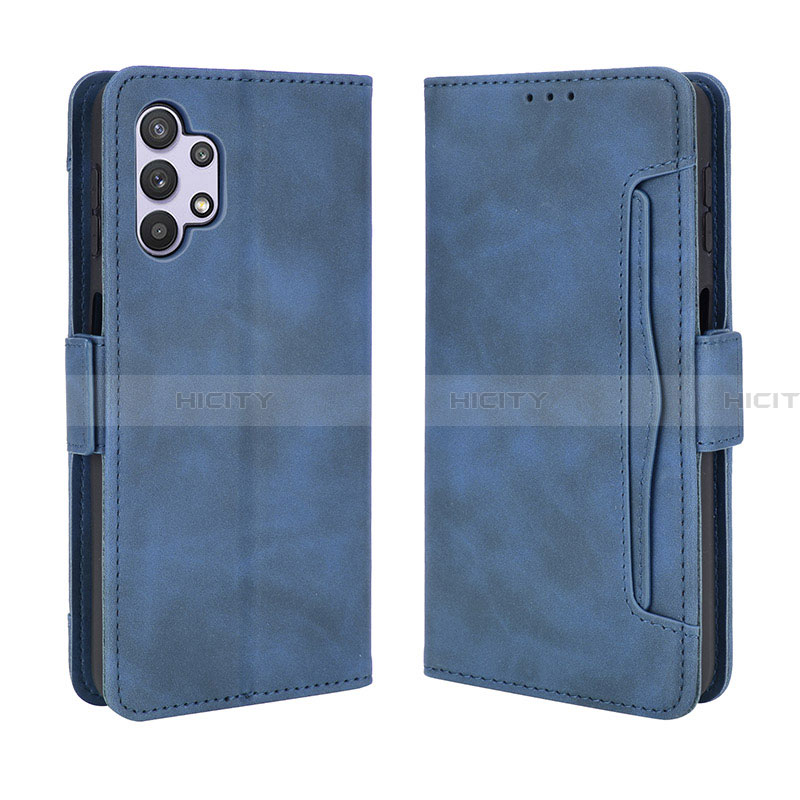 Handytasche Stand Schutzhülle Flip Leder Hülle BY3 für Samsung Galaxy A13 4G Blau Plus