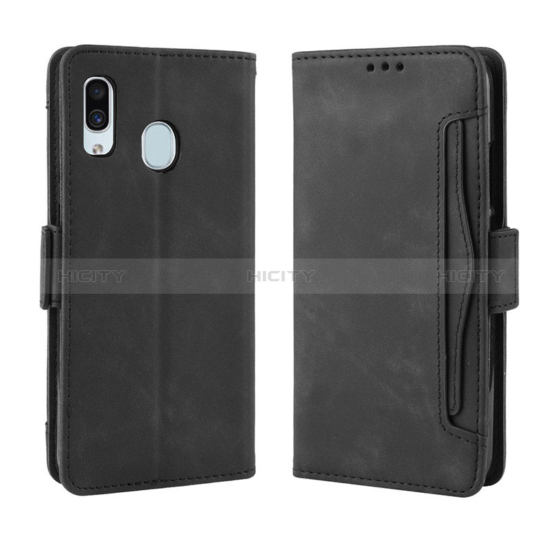 Handytasche Stand Schutzhülle Flip Leder Hülle BY3 für Samsung Galaxy A20