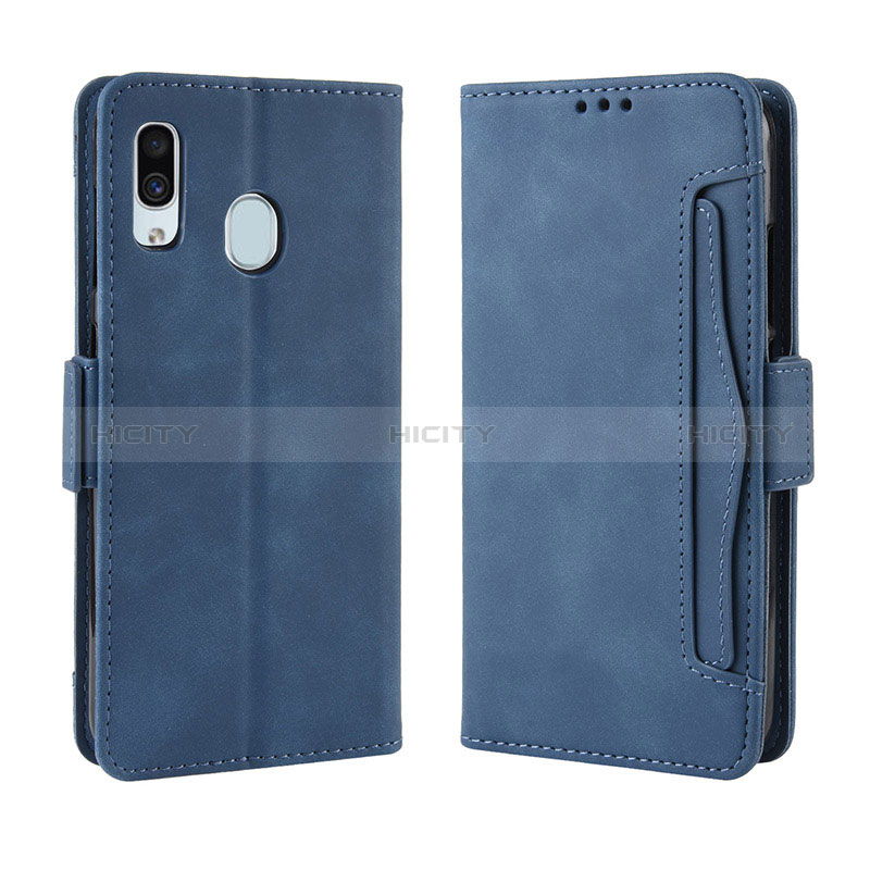 Handytasche Stand Schutzhülle Flip Leder Hülle BY3 für Samsung Galaxy A20