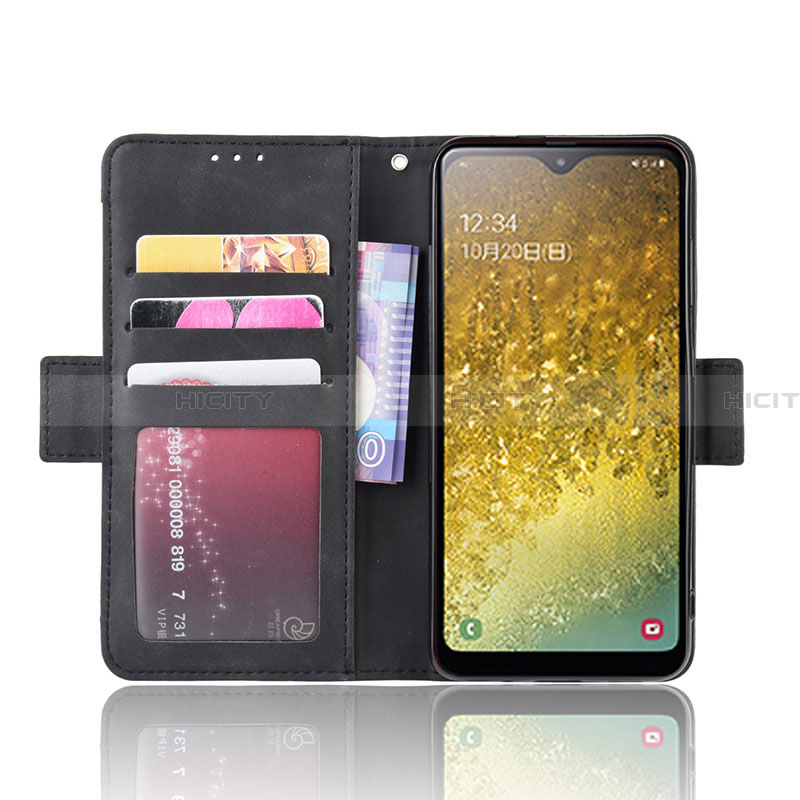 Handytasche Stand Schutzhülle Flip Leder Hülle BY3 für Samsung Galaxy A20 SC-02M SCV46 groß