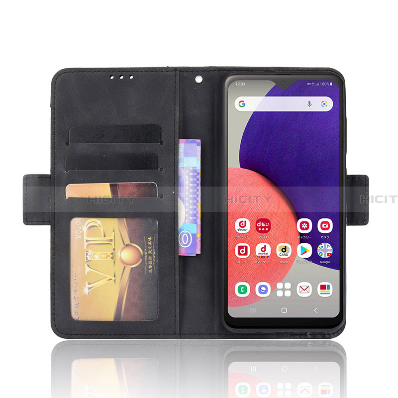 Handytasche Stand Schutzhülle Flip Leder Hülle BY3 für Samsung Galaxy A22 5G SC-56B