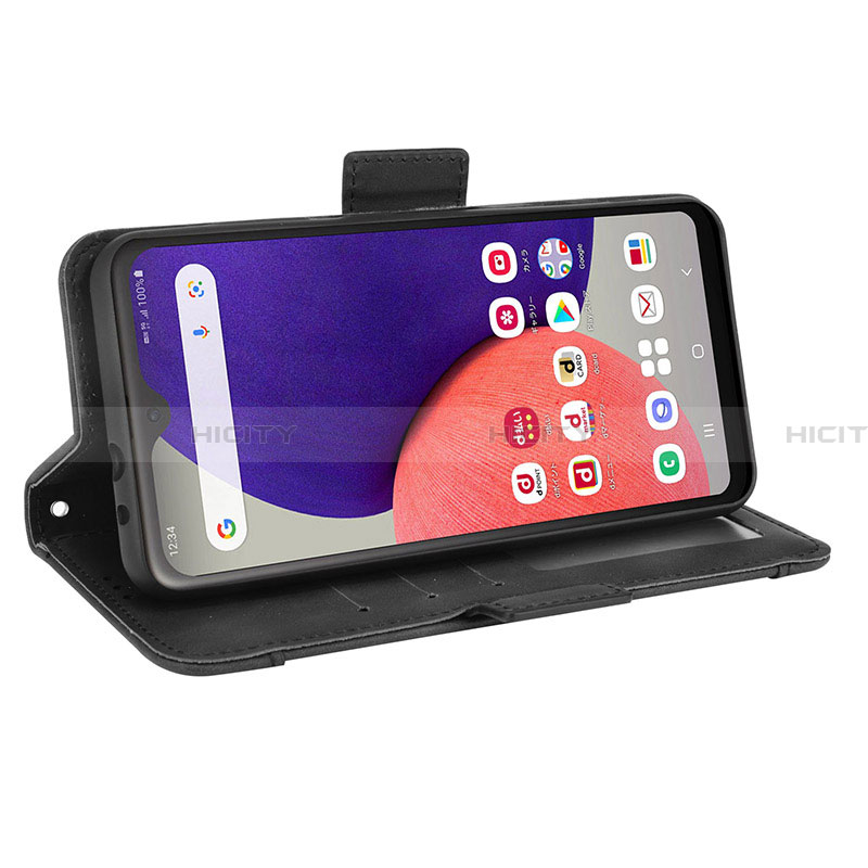 Handytasche Stand Schutzhülle Flip Leder Hülle BY3 für Samsung Galaxy A22 5G SC-56B