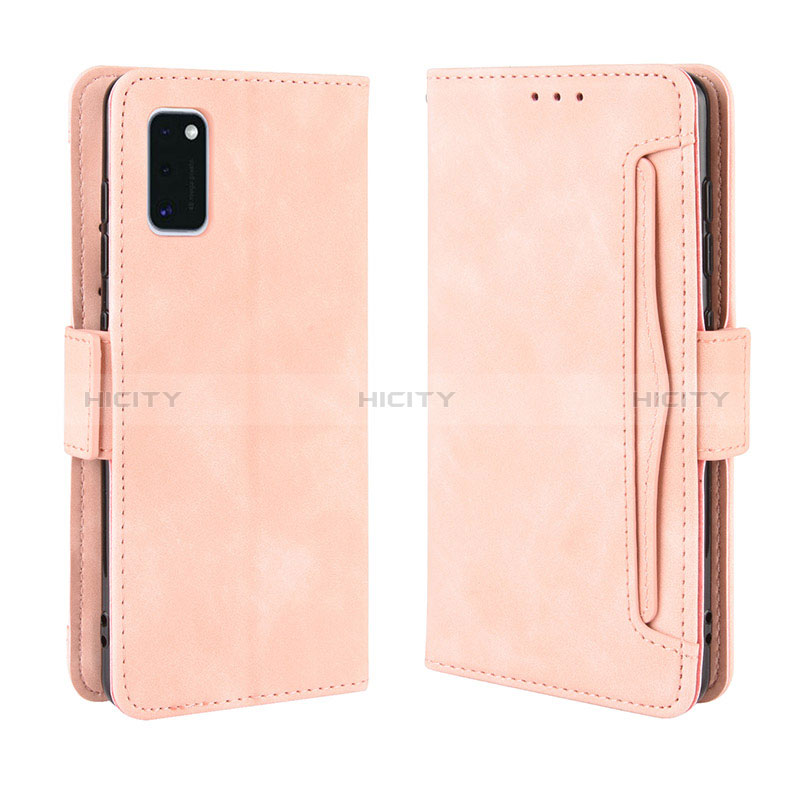 Handytasche Stand Schutzhülle Flip Leder Hülle BY3 für Samsung Galaxy A41 groß