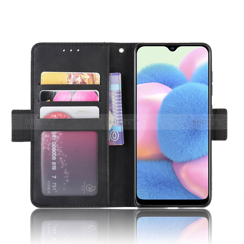 Handytasche Stand Schutzhülle Flip Leder Hülle BY3 für Samsung Galaxy A41 groß