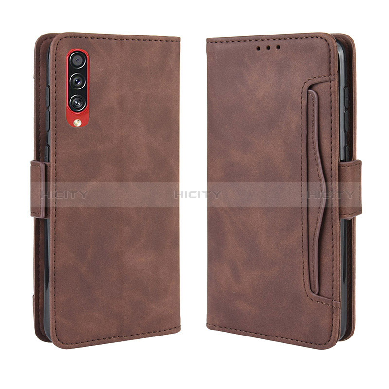 Handytasche Stand Schutzhülle Flip Leder Hülle BY3 für Samsung Galaxy A70S Braun