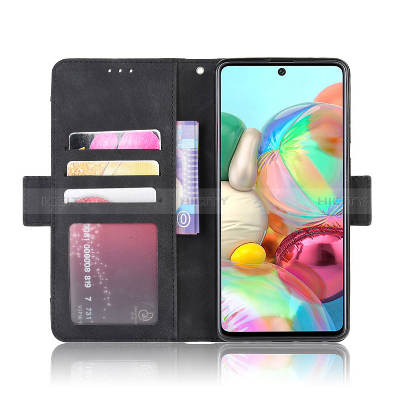 Handytasche Stand Schutzhülle Flip Leder Hülle BY3 für Samsung Galaxy A81 groß