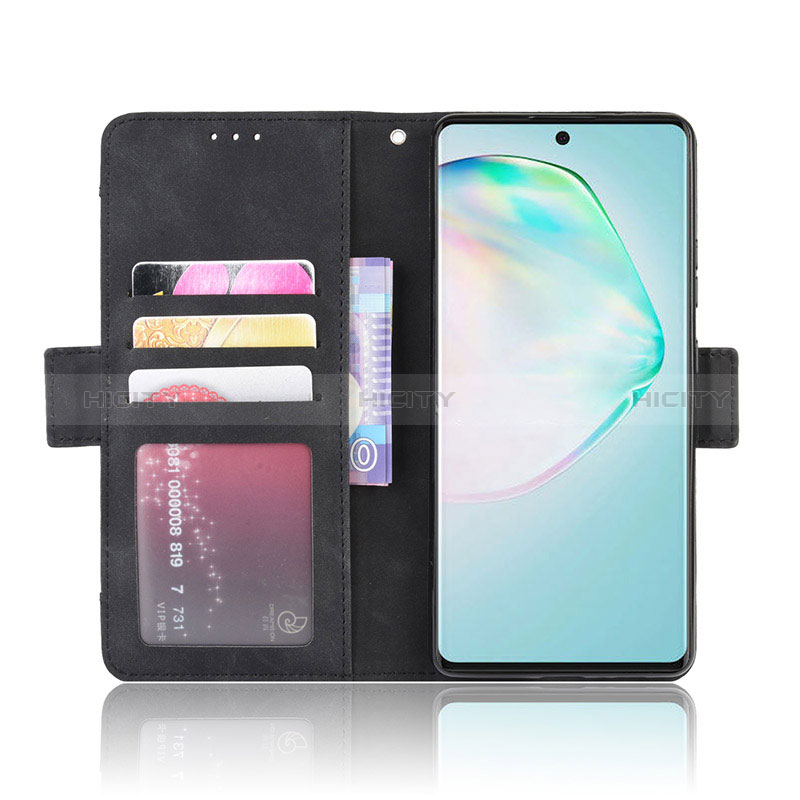 Handytasche Stand Schutzhülle Flip Leder Hülle BY3 für Samsung Galaxy A91 groß