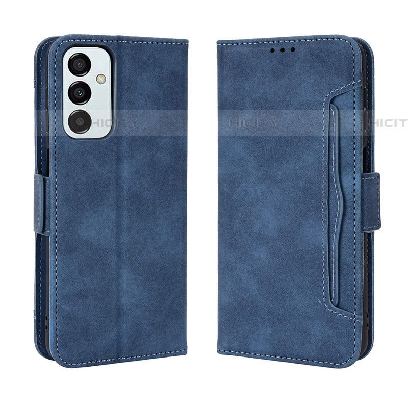 Handytasche Stand Schutzhülle Flip Leder Hülle BY3 für Samsung Galaxy F23 5G Blau