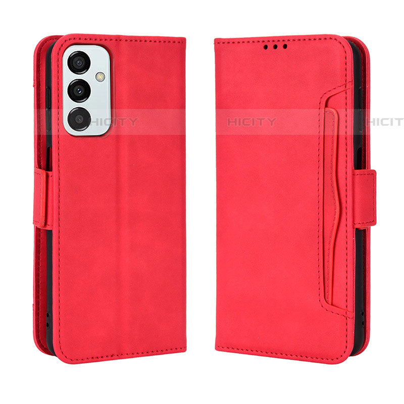 Handytasche Stand Schutzhülle Flip Leder Hülle BY3 für Samsung Galaxy F23 5G Rot