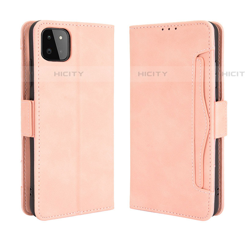 Handytasche Stand Schutzhülle Flip Leder Hülle BY3 für Samsung Galaxy F42 5G Rosa