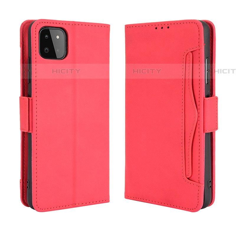 Handytasche Stand Schutzhülle Flip Leder Hülle BY3 für Samsung Galaxy F42 5G Rot Plus