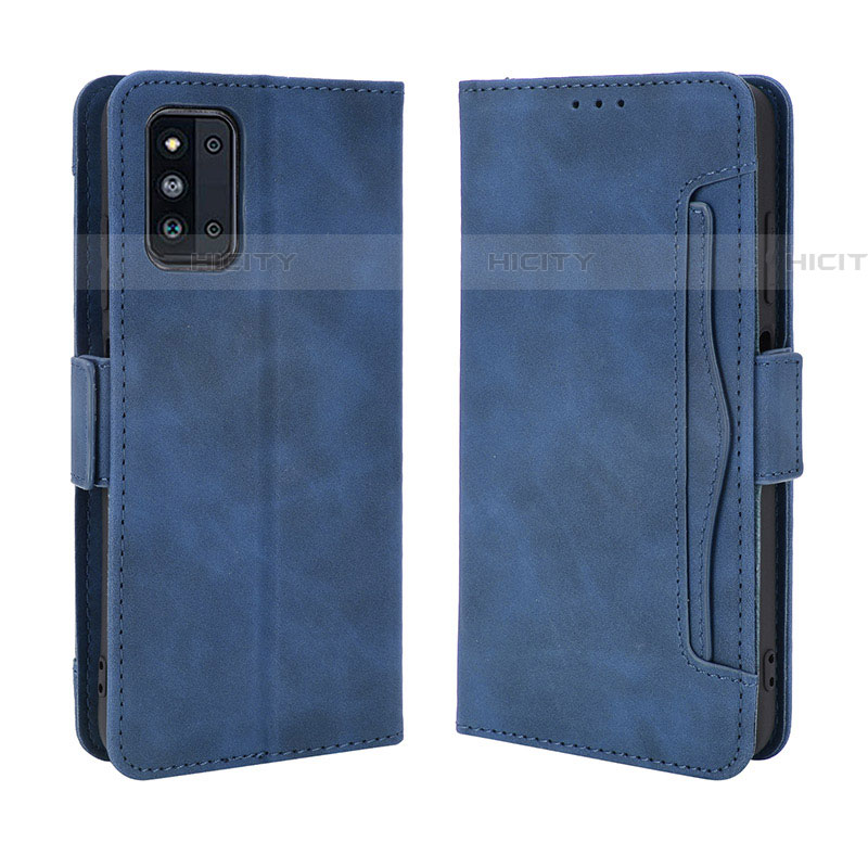 Handytasche Stand Schutzhülle Flip Leder Hülle BY3 für Samsung Galaxy F52 5G Blau