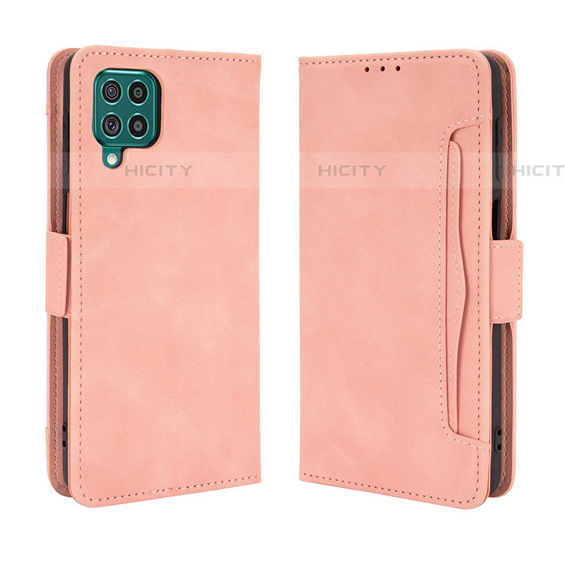 Handytasche Stand Schutzhülle Flip Leder Hülle BY3 für Samsung Galaxy F62 5G Rosa