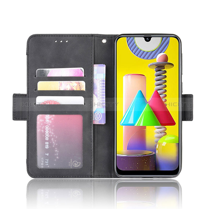 Handytasche Stand Schutzhülle Flip Leder Hülle BY3 für Samsung Galaxy M21s groß