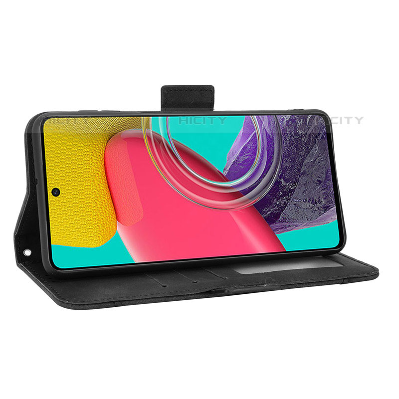 Handytasche Stand Schutzhülle Flip Leder Hülle BY3 für Samsung Galaxy M33 5G groß