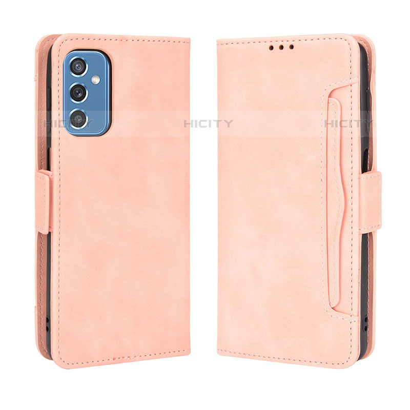 Handytasche Stand Schutzhülle Flip Leder Hülle BY3 für Samsung Galaxy M52 5G Rosa