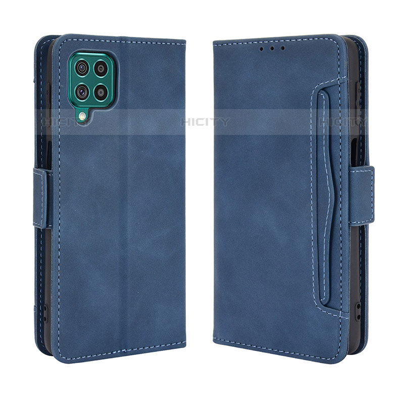 Handytasche Stand Schutzhülle Flip Leder Hülle BY3 für Samsung Galaxy M62 4G Blau