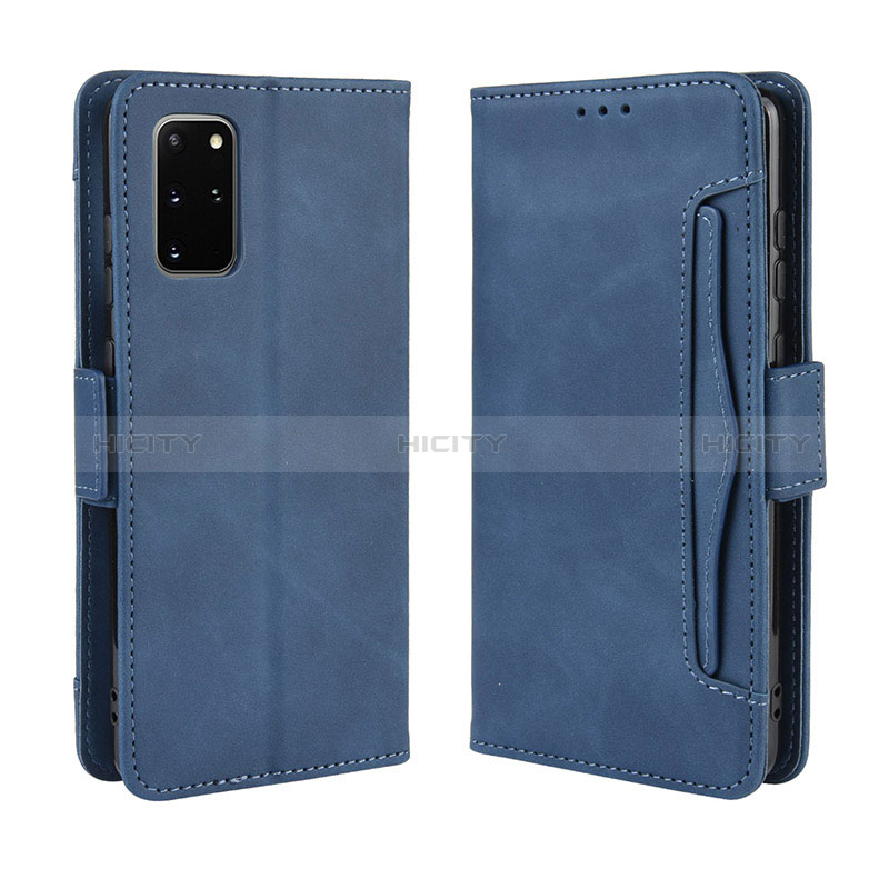 Handytasche Stand Schutzhülle Flip Leder Hülle BY3 für Samsung Galaxy S20 Plus 5G Blau